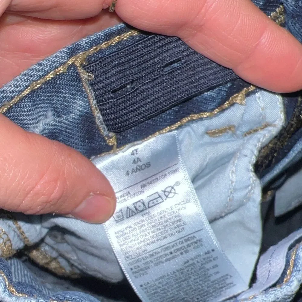 Old Navy boys Straight Blue Jeans 4T